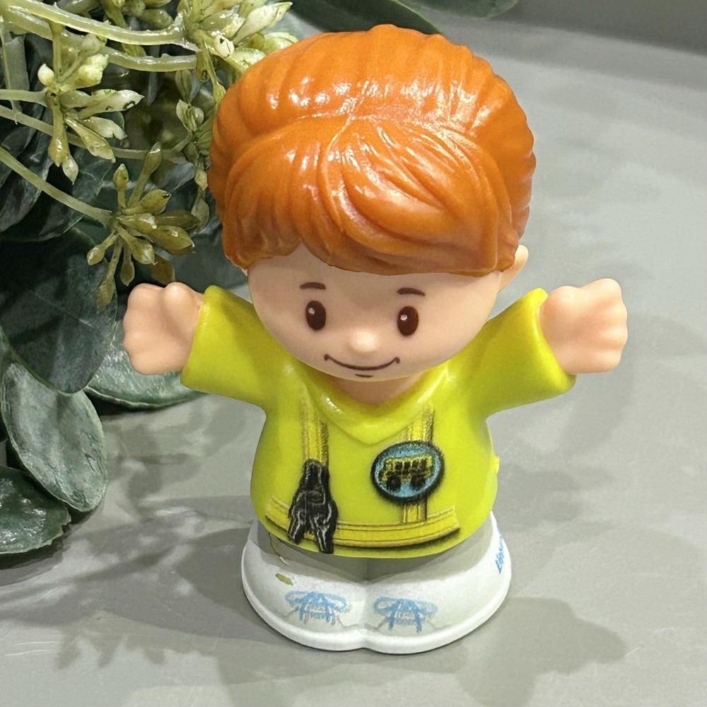 Fisher Price Little People Emily Bus Driver Figure 2016 Ginger Ponytail Mattel